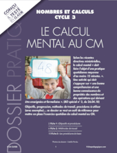 Le calcul mental au CM