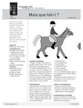 Le cheval (5) : langage