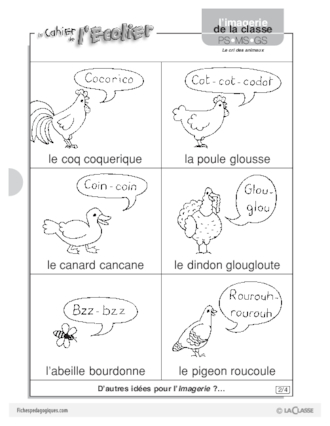 Le cri des animaux (Imagerie)