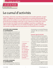 Le cumul d'activités