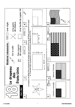 Le drapeau des Etats-Unis