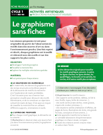 Le graphisme sans fiche