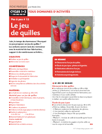 Le jeu de quilles