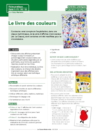 Le livre des couleurs