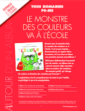 Le monstre des couleurs va à l'école