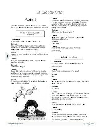 Le petit de Crac (Théâtre) (Cycle 2)