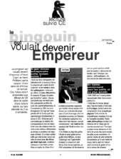 Le Pingouin qui voulait devenir empereur