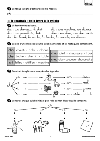 Le Son Ch Fichespedagogiques Com