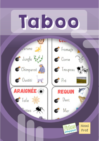 Taboo - Français (CP/CE1/CE2/CM1/CM2/SEGPA) - FichesPédagogiques.com