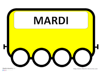 Le train des jours de la semaine