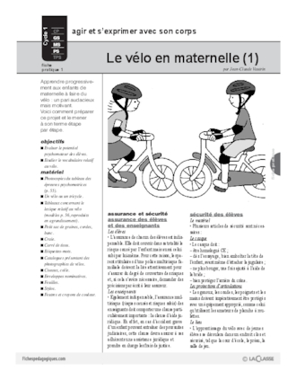 Le vélo en maternelle (1)