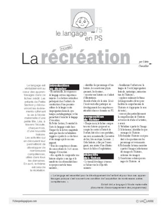 Léa à l'école / La récréation