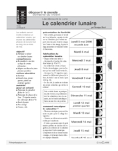 Léa découvre la Lune (5) : Le calendrier lunaire