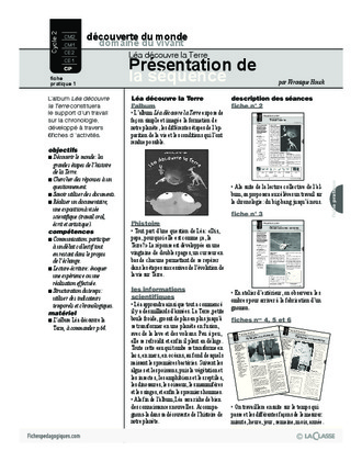 Léa découvre la Terre (1) / Présentation de la séquence