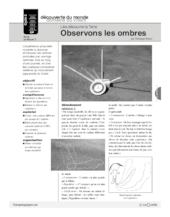 Léa découvre la Terre (3) / Observons les ombres