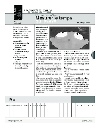 Léa découvre la Terre (6) / mesurer le temps qui passe