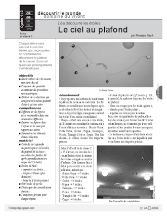 Léa découvre les étoiles (3) / Le ciel au plafond