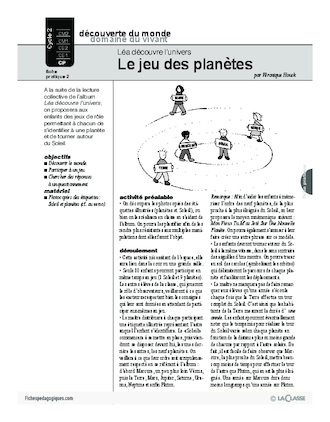 Léa découvre l'univers  (2) / Le jeu des planètes