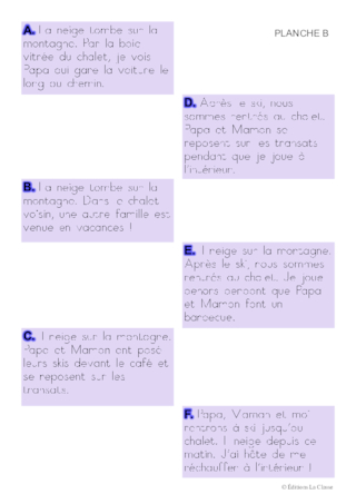 À la montagne – Exercice de lecture-compréhension pour CE1-CE2