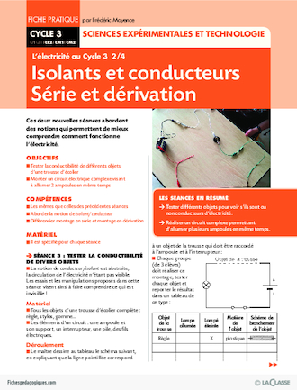 L'électricité au Cycle 3