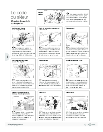 L'enfant piéton (6) / Le code du piéton