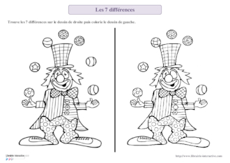 Les 7 différences de carnaval