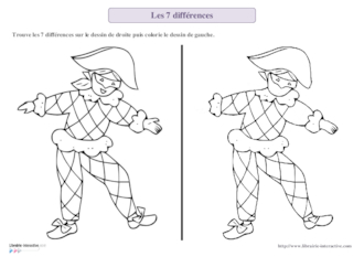 Les 7 différences de carnaval