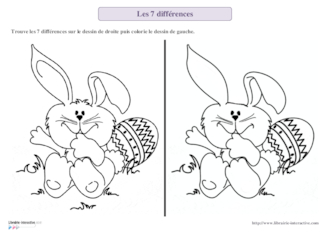 Les 7 différences de Pâques