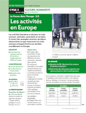 Les activités en Europe