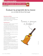 Les affichages de Mysticlolly : Évaluer la propreté de la classe