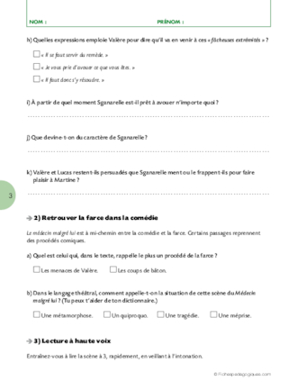 Les arts du langage (7) / Le médecin malgré lui