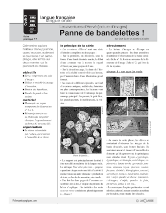 Les aventures d'Hervé (17) : Panne de bandelettes!