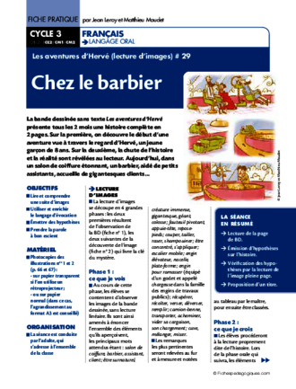 Les aventures d'Hervé (29) : Chez le barbier