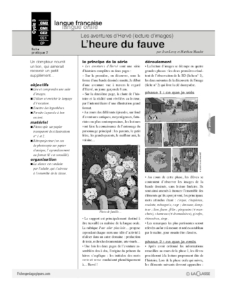 Les aventures d'Hervé (7) : L'heure du fauve