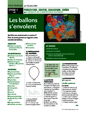 Les ballons s'envolent