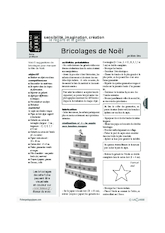 Les bricolages de Noël