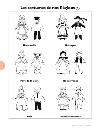 Les costumes de nos régions