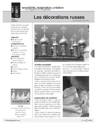 Les décorations russes