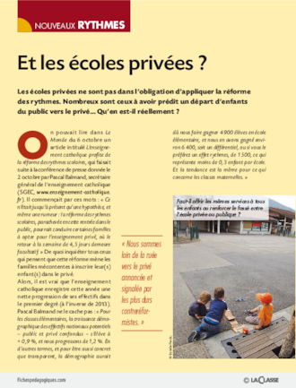 Les écoles privées