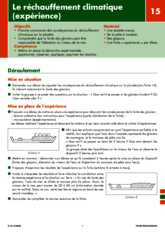 Les énergies (15) Le réchauffement climatique (expérience)