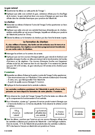 Les énergies (2) D'où vient l'energie ?