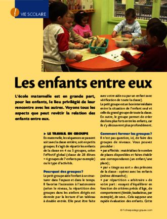 Les enfants entre eux