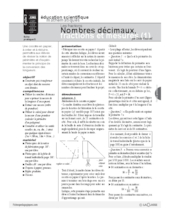 Les fractions (5) / nombres décimaux, fractions et mesures