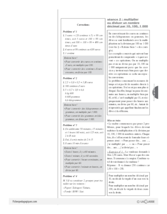 Les fractions (6) / nombres décimaux, fractions et mesures (2)