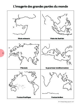 Les grandes parties du monde (Imagerie)