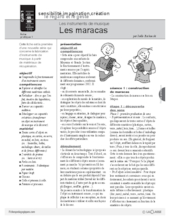 Les instruments de musique : Les maracas