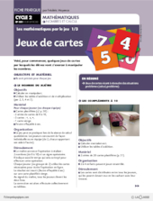 Les mathématiques par le jeu