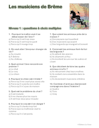 Les musiciens de Brême