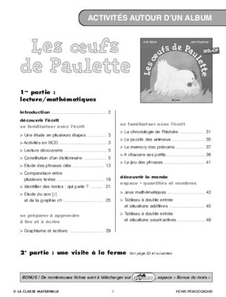 Les oeufs de Paulette (1)