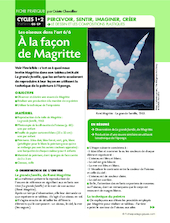 Les oiseaux dans l'art 6/6 : A la façon de Magritte